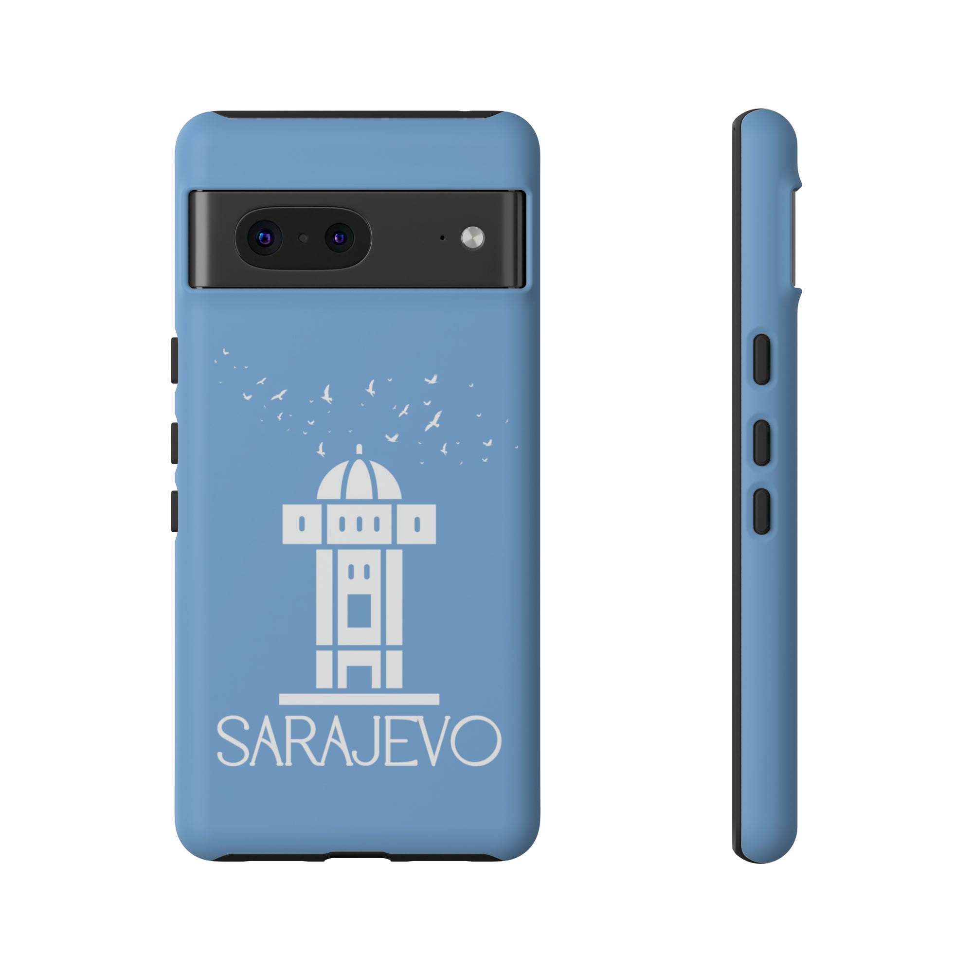 SARAJEVO SEBILJ Phone Case - Light Blue