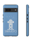 SARAJEVO SEBILJ Phone Case - Light Blue