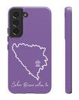 Šeher Bosno Volim Te Phone Case - Purple