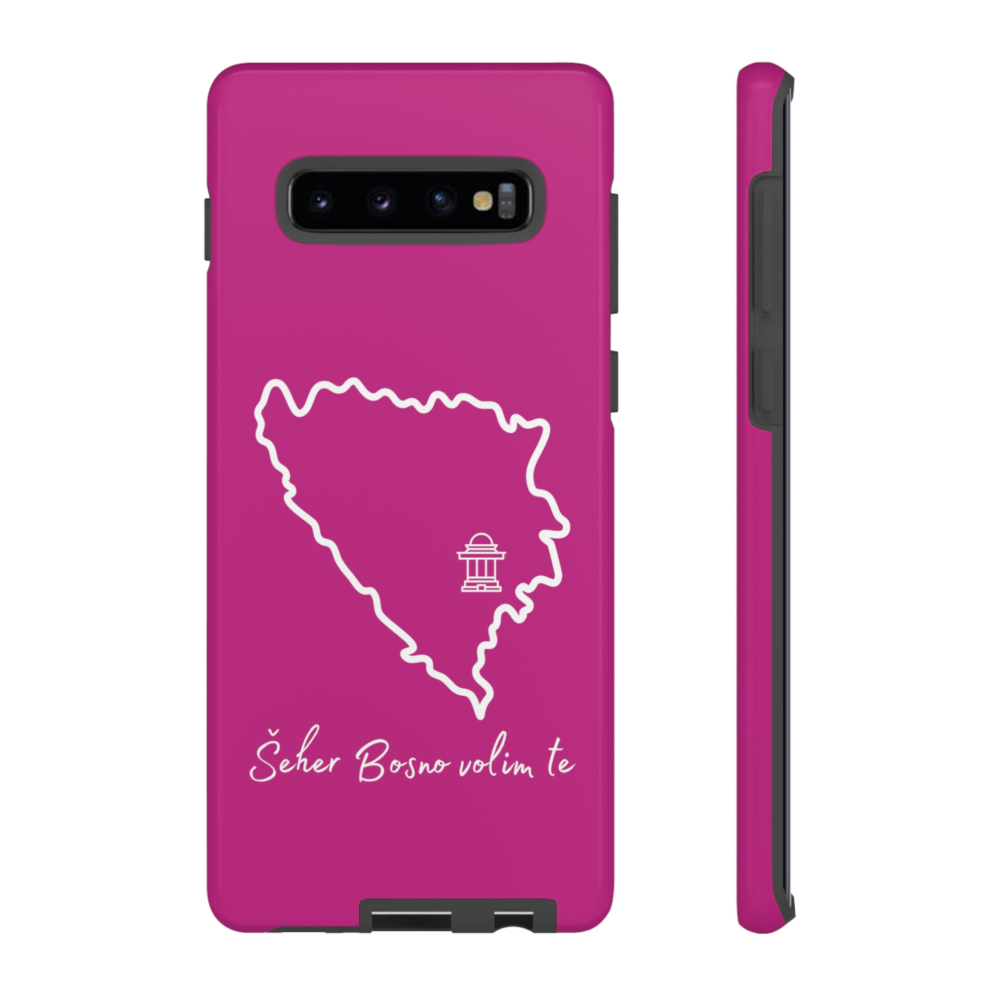 Šeher Bosno Volim Te Phone Case - Pink