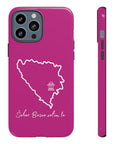 Šeher Bosno Volim Te Phone Case - Pink