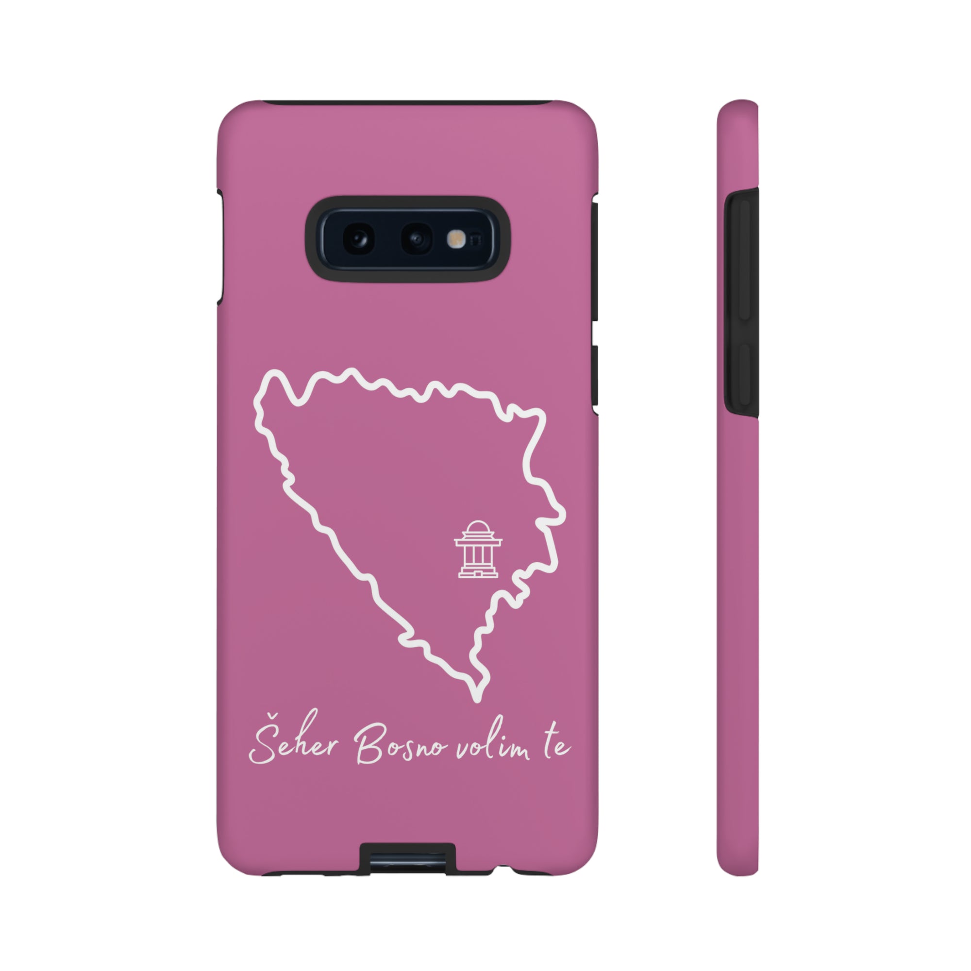 Šeher Bosno Volim Te Phone Case - Light Pink