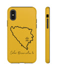 Šeher Bosno Volim Te Phone Case - Yellow