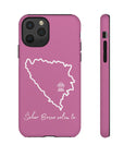 Šeher Bosno Volim Te Phone Case - Light Pink