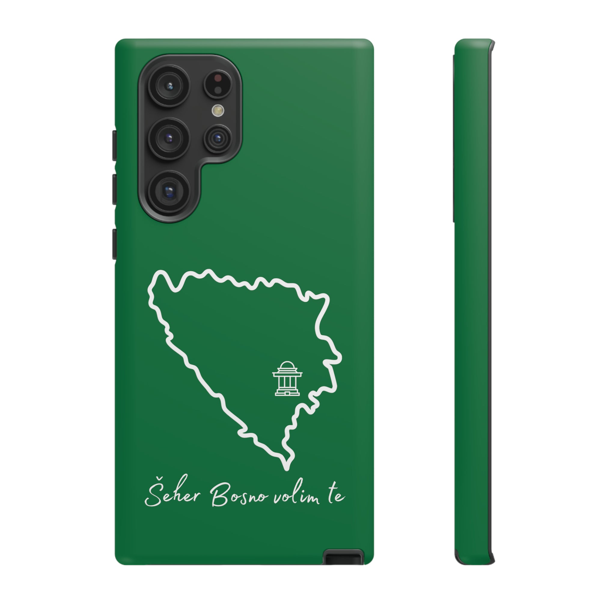 Šeher Bosno Volim Te Phone Case - Green