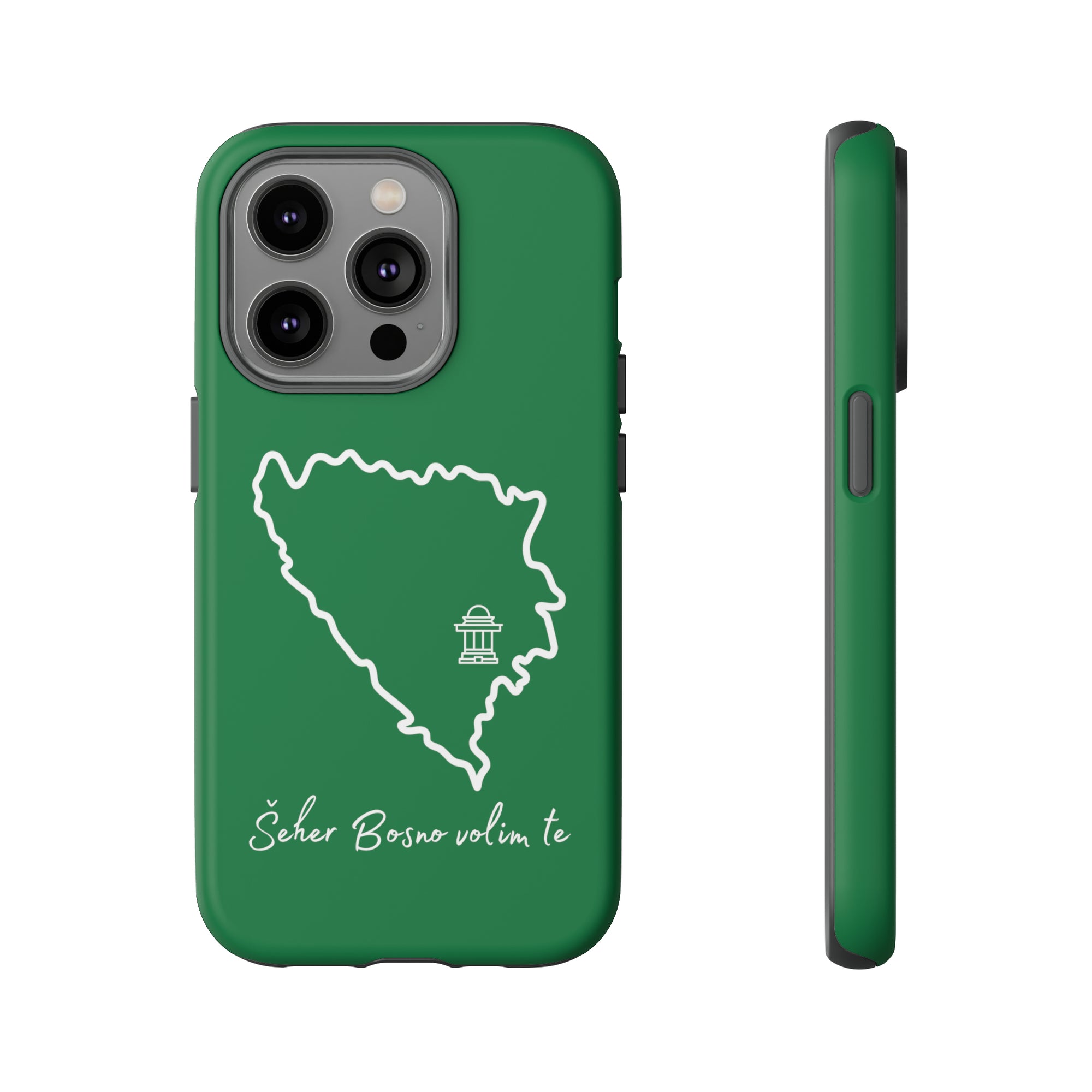 Šeher Bosno Volim Te Phone Case - Green