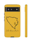 Šeher Bosno Volim Te Phone Case - Yellow