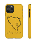 Šeher Bosno Volim Te Phone Case - Yellow