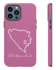 Šeher Bosno Volim Te Phone Case - Light Pink