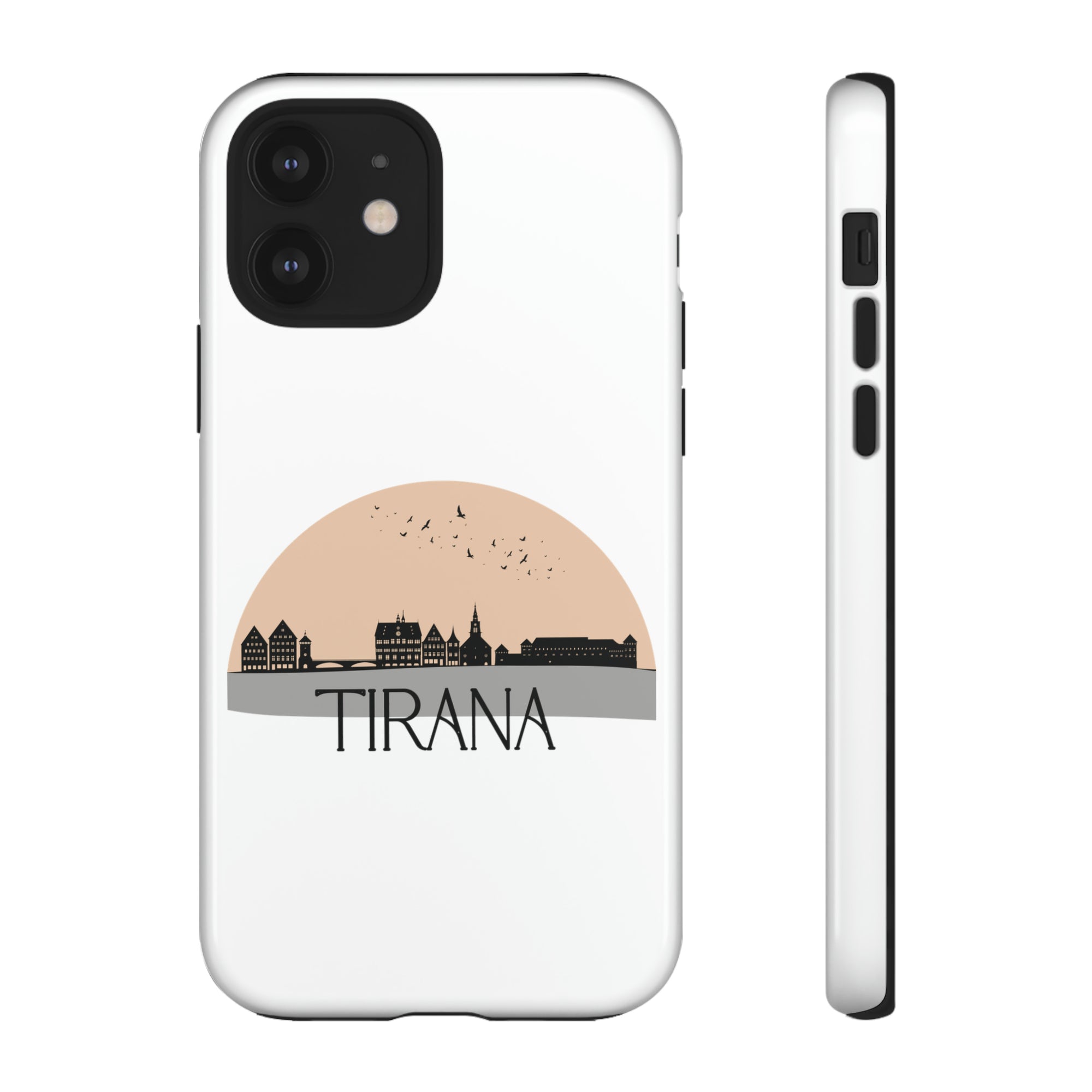 TIRANA Phone Case - White