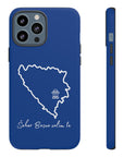 Šeher Bosno Volim Te Phone Case - Blue