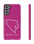 Šeher Bosno Volim Te Phone Case - Pink