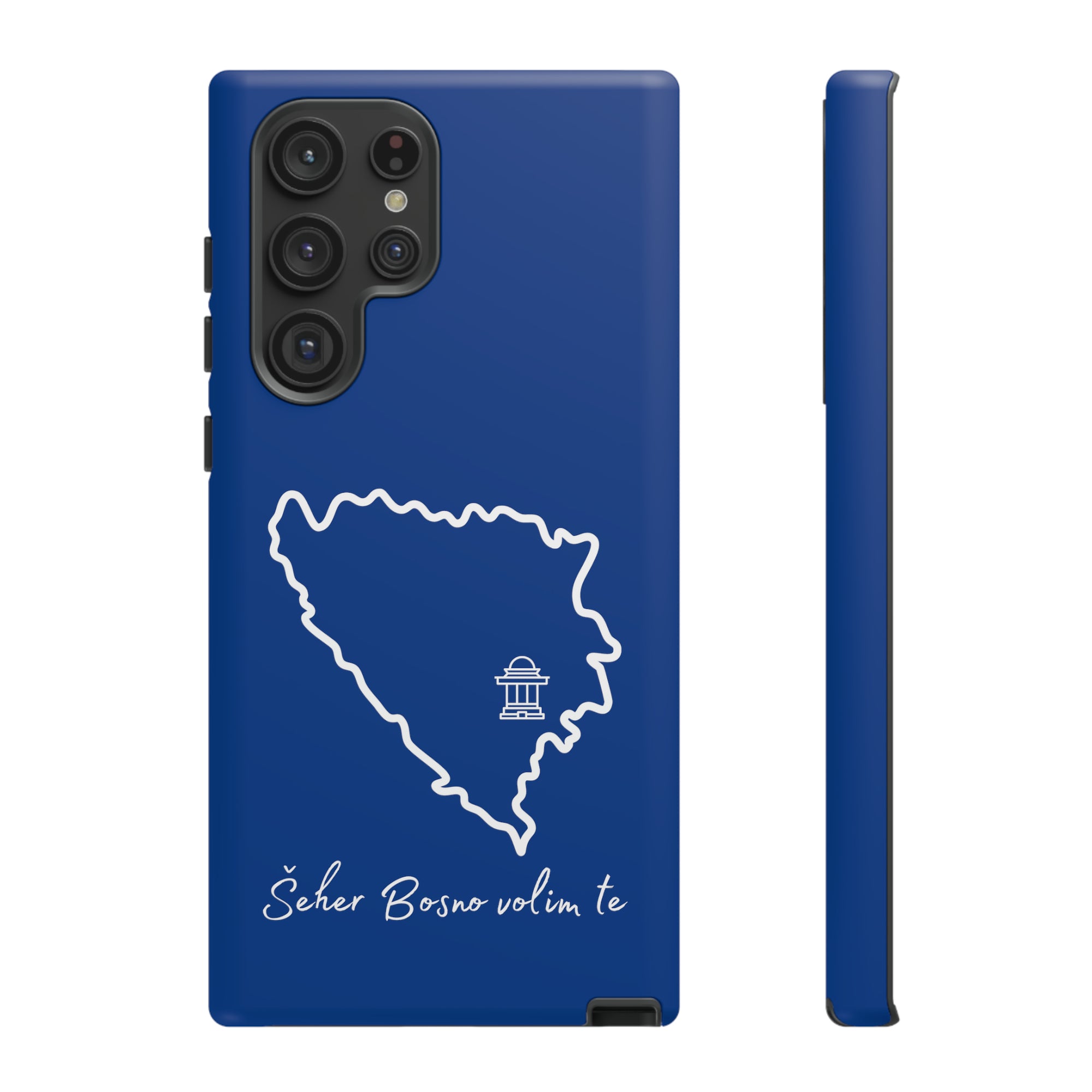 Šeher Bosno Volim Te Phone Case - Blue