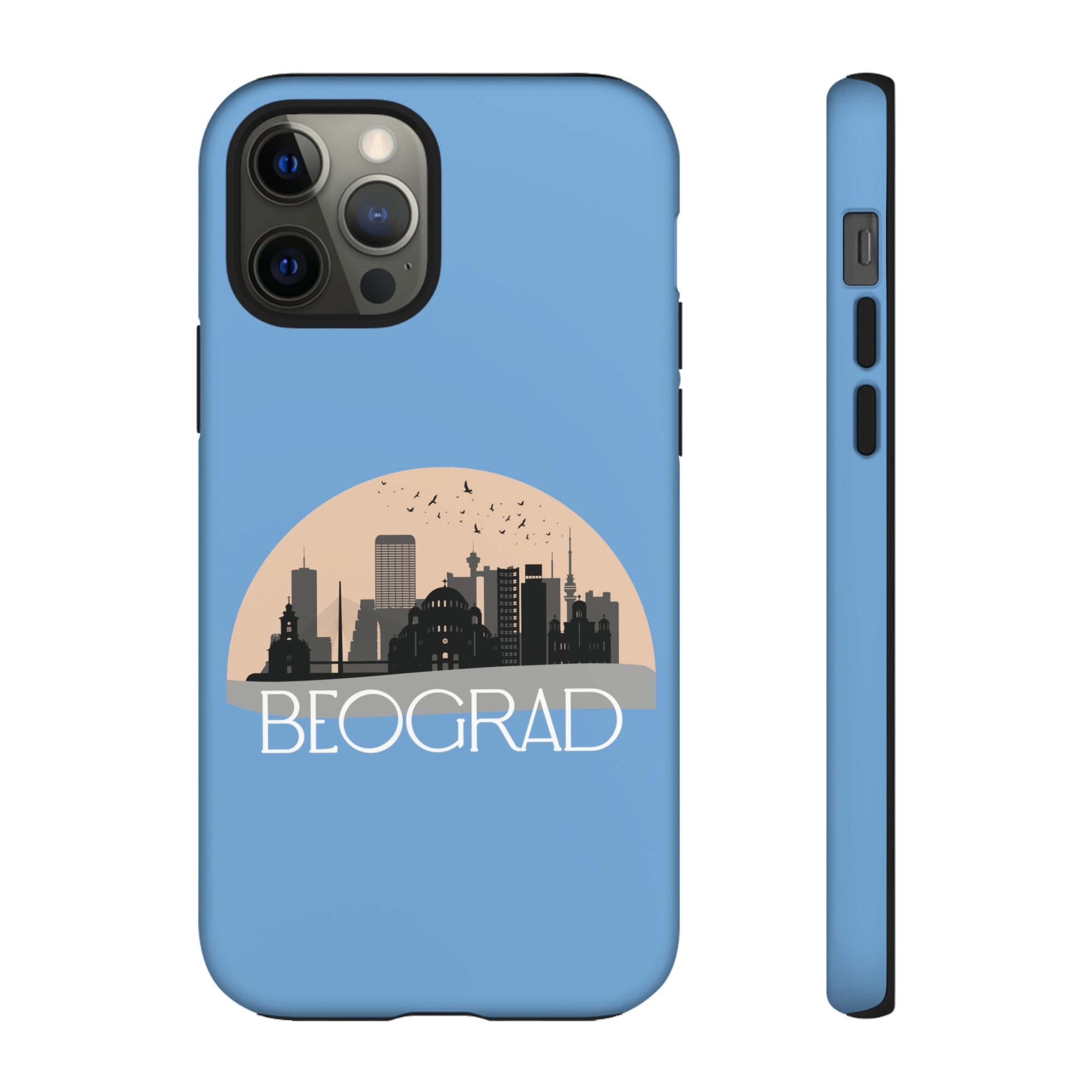 BEOGRAD Phone Case - Light Blue