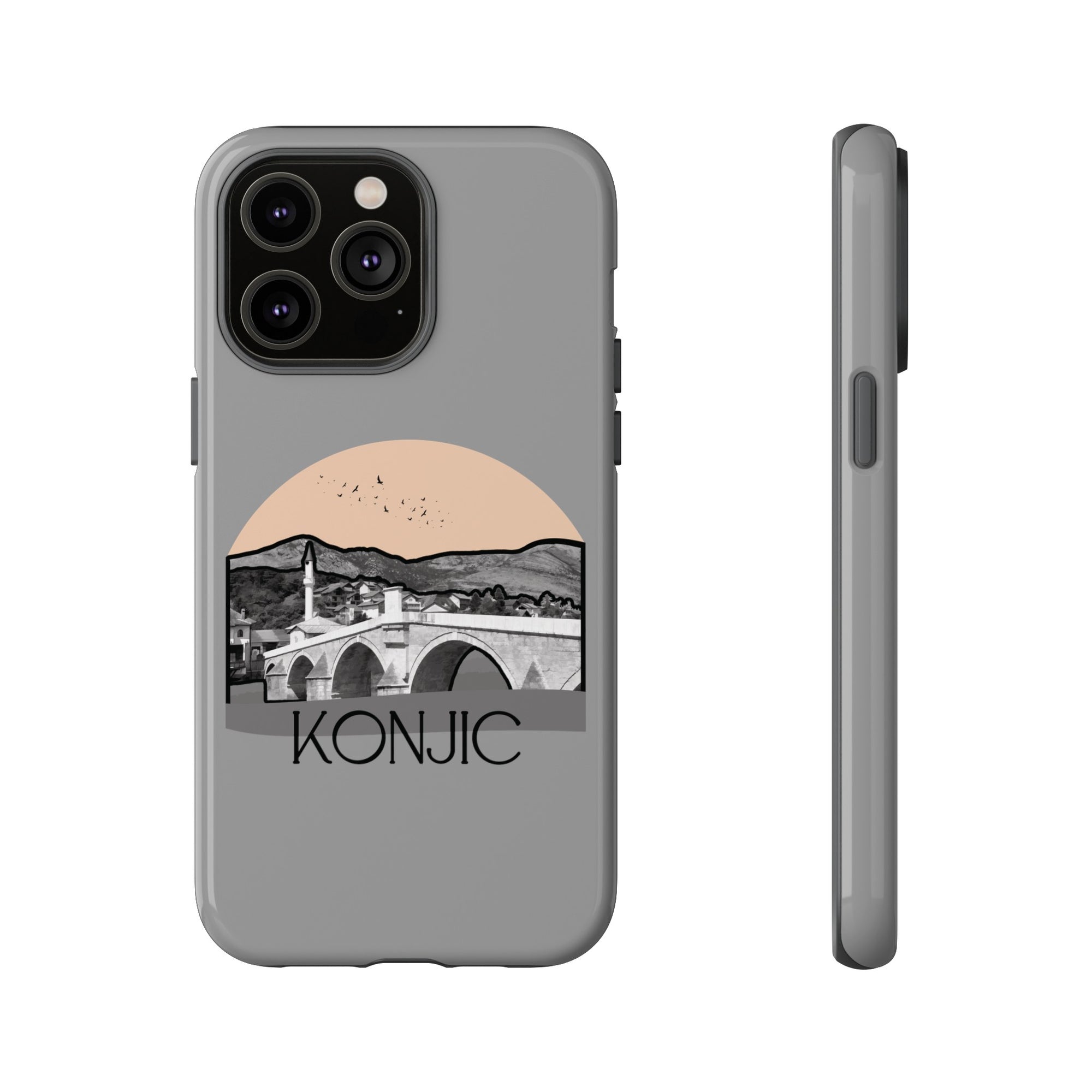 KONJIC Phone Case - Grey