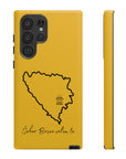 Šeher Bosno Volim Te Phone Case - Yellow