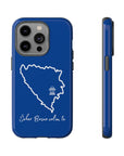 Šeher Bosno Volim Te Phone Case - Blue