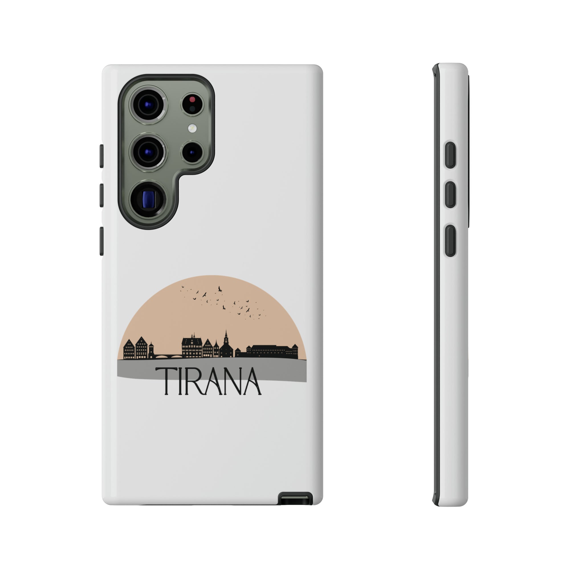 TIRANA Phone Case - White