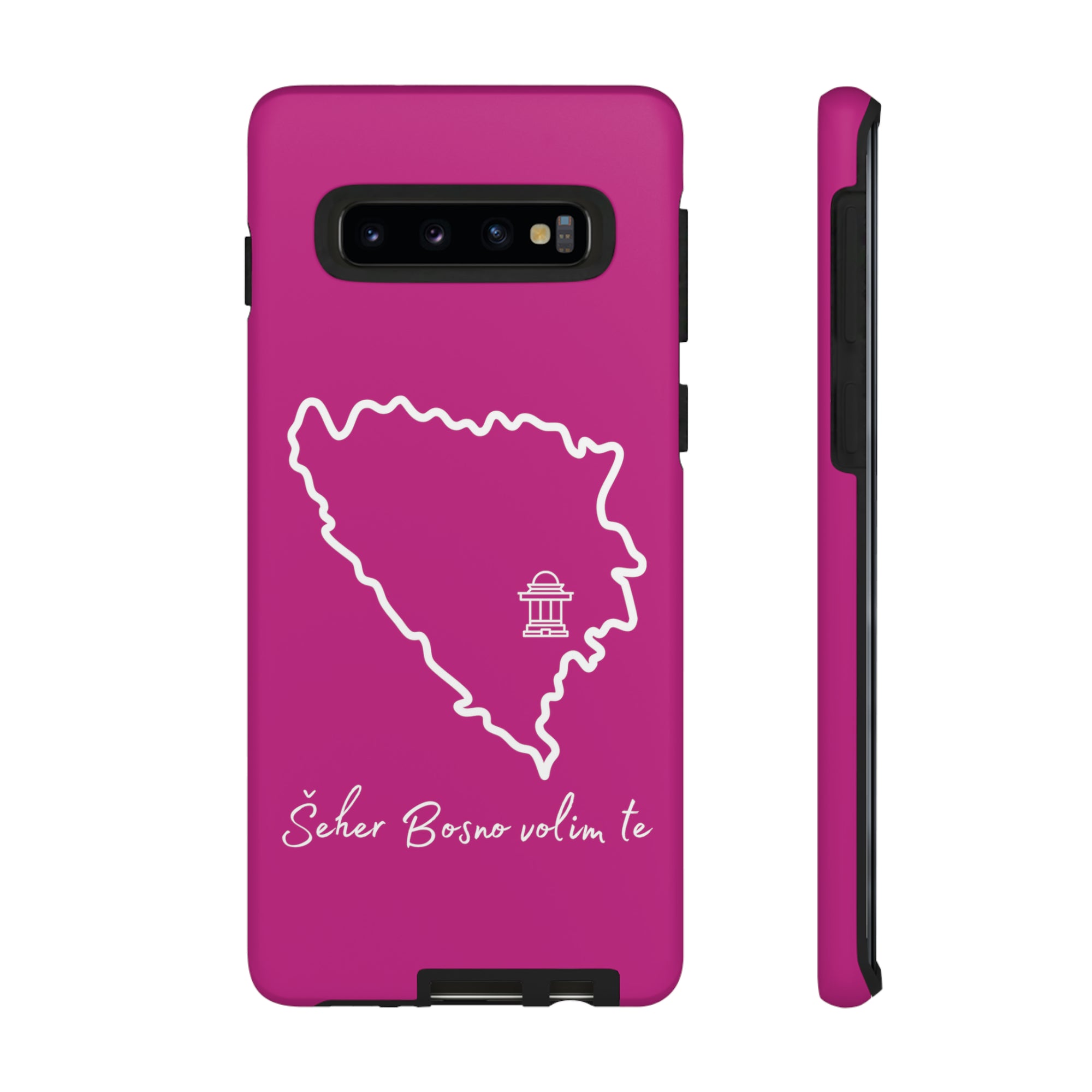 Šeher Bosno Volim Te Phone Case - Pink