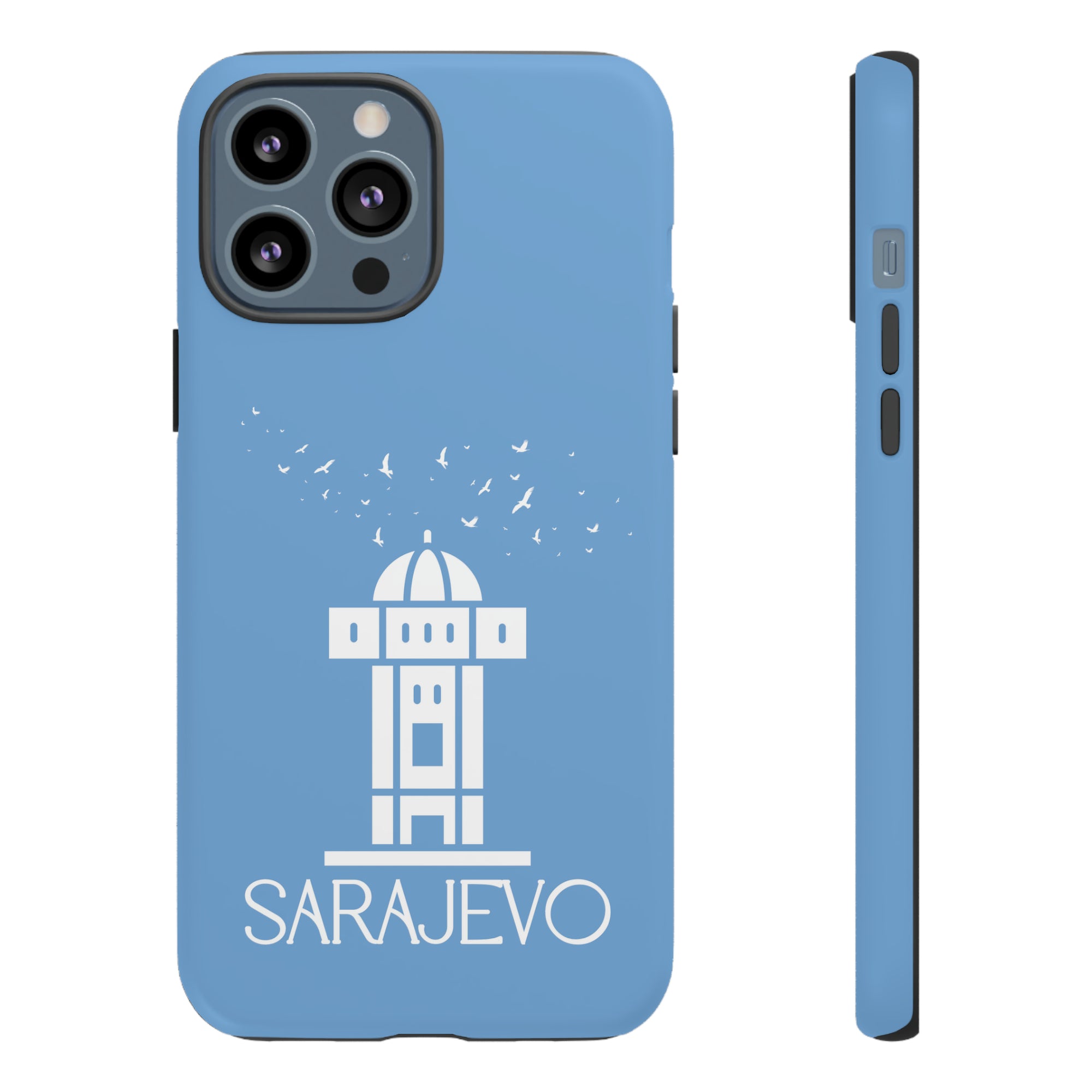 SARAJEVO SEBILJ Phone Case - Light Blue