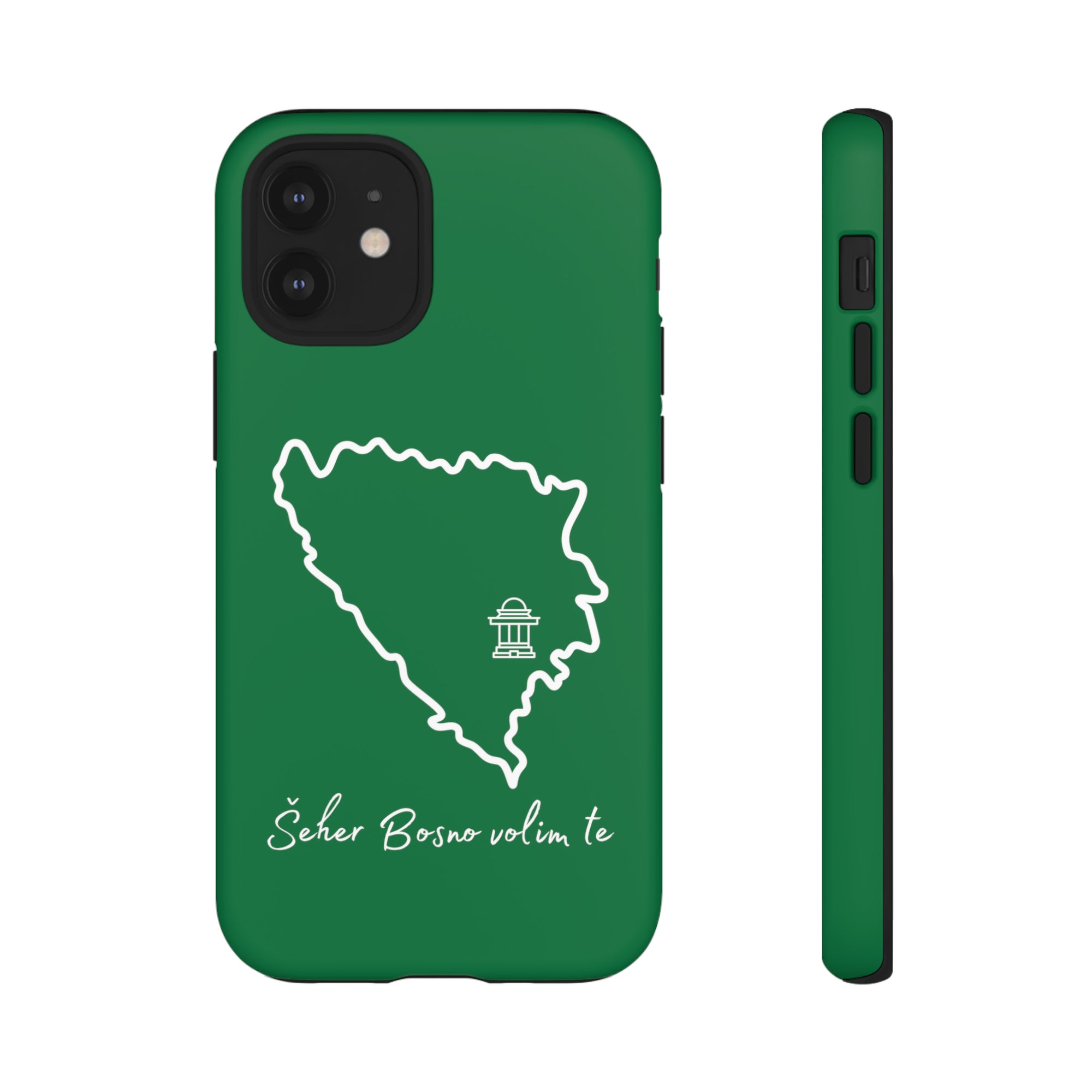 Šeher Bosno Volim Te Phone Case - Green