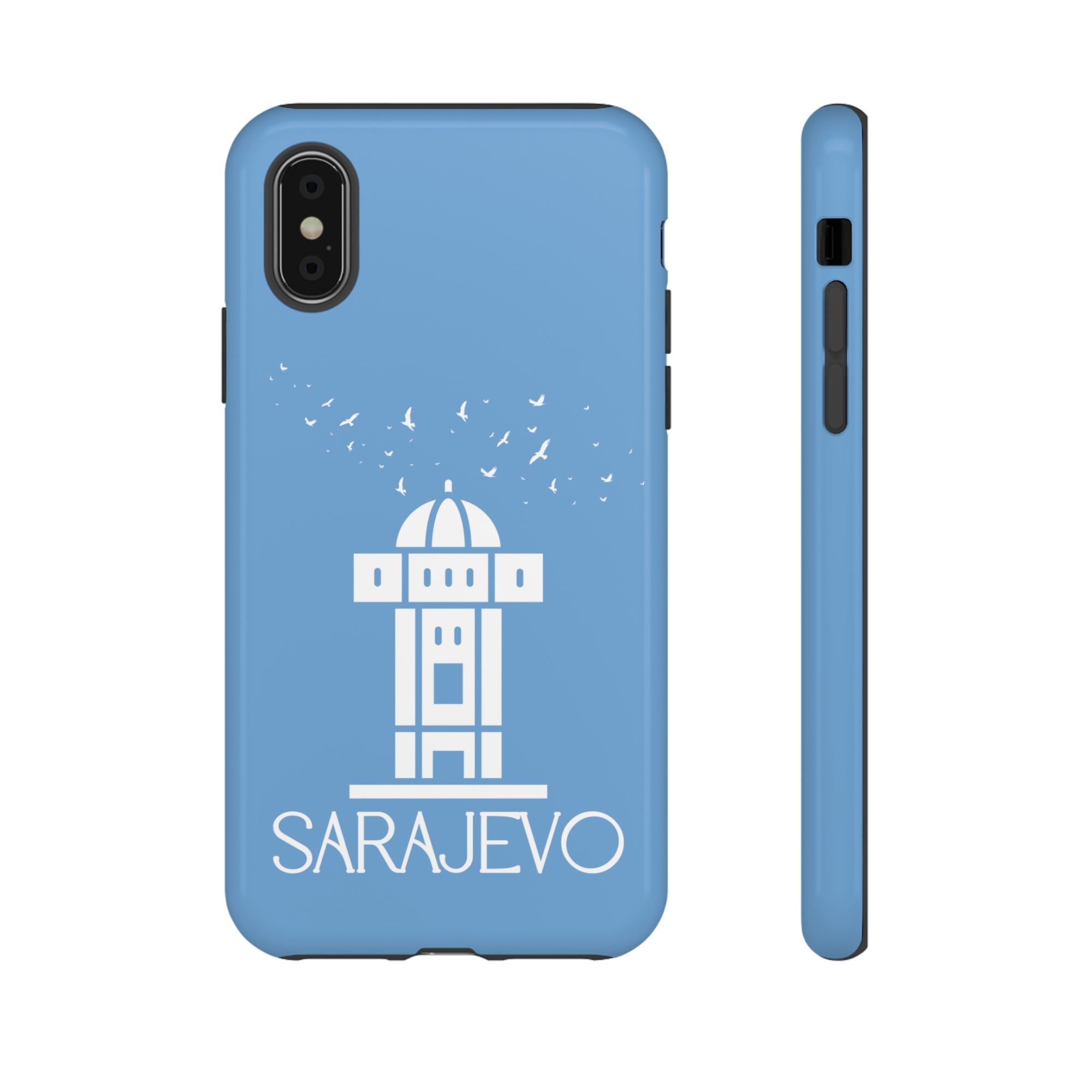 SARAJEVO SEBILJ Phone Case - Light Blue