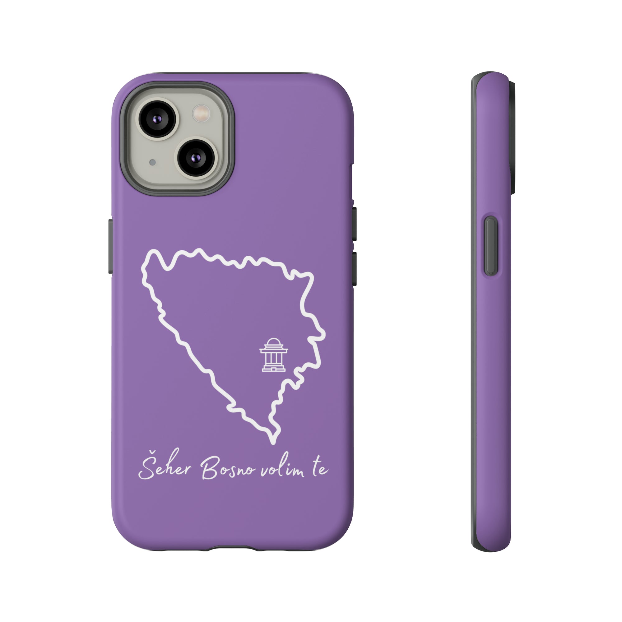 Šeher Bosno Volim Te Phone Case - Purple