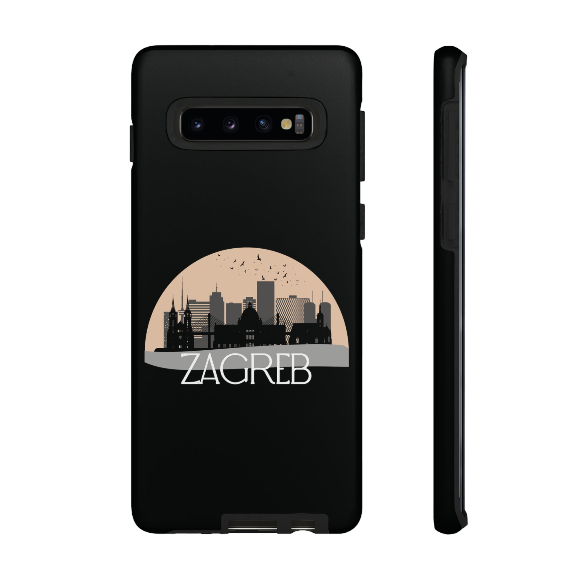 ZAGREB Phone Case - Black