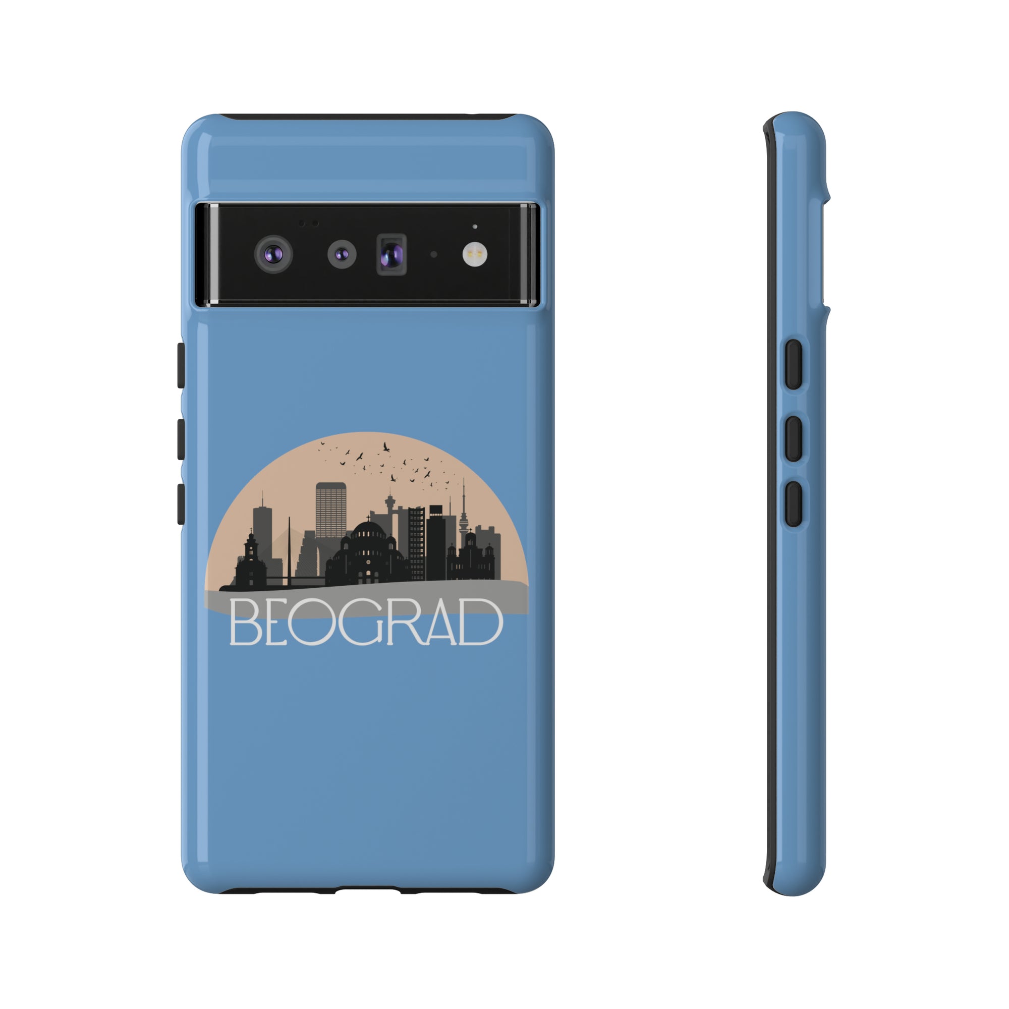 BEOGRAD Phone Case - Light Blue