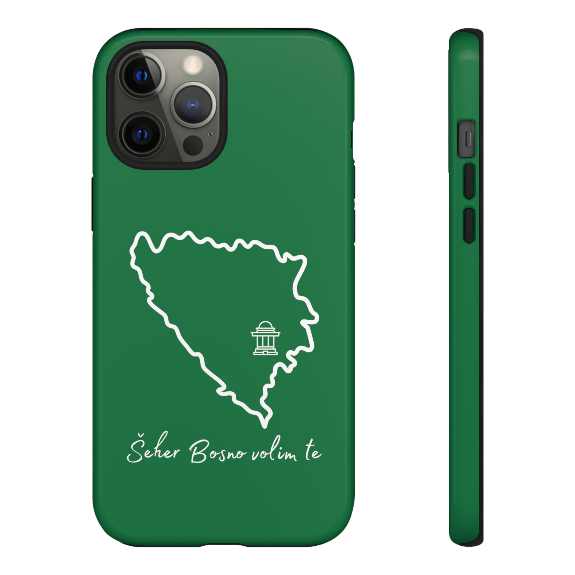 Šeher Bosno Volim Te Phone Case - Green