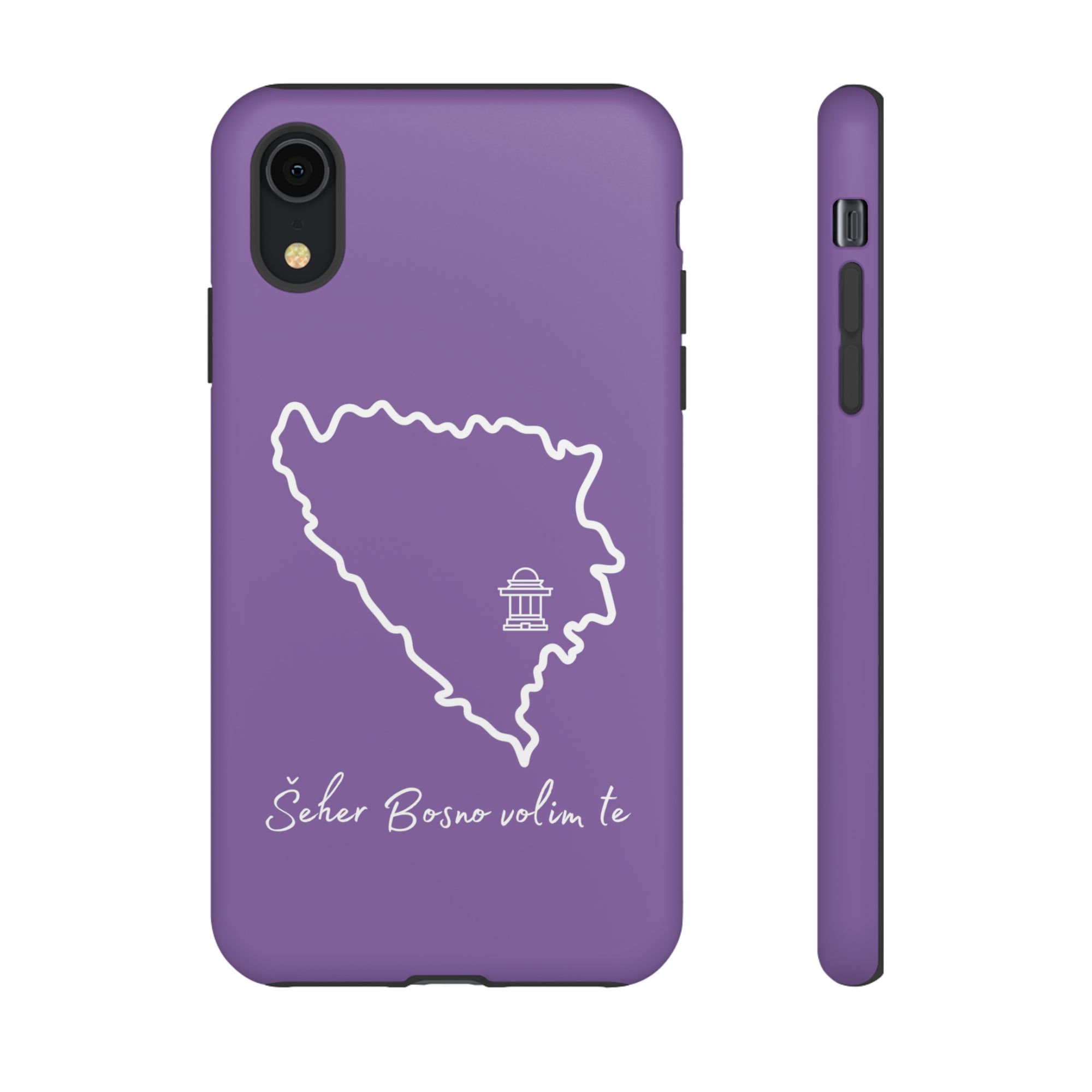 Šeher Bosno Volim Te Phone Case - Purple