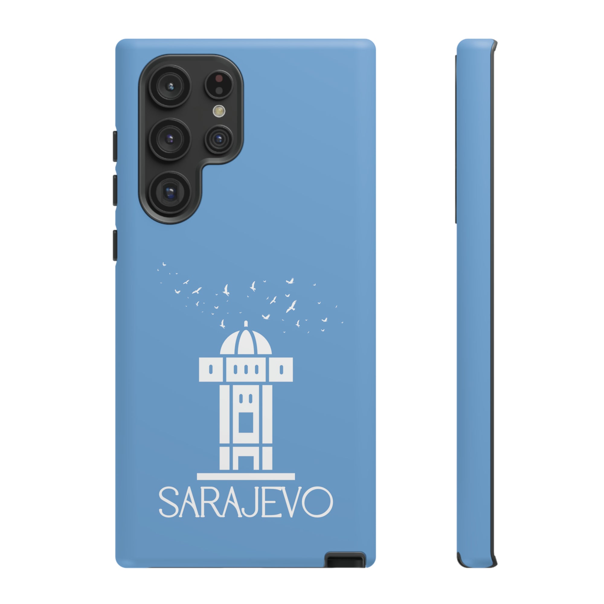 SARAJEVO SEBILJ Phone Case - Light Blue