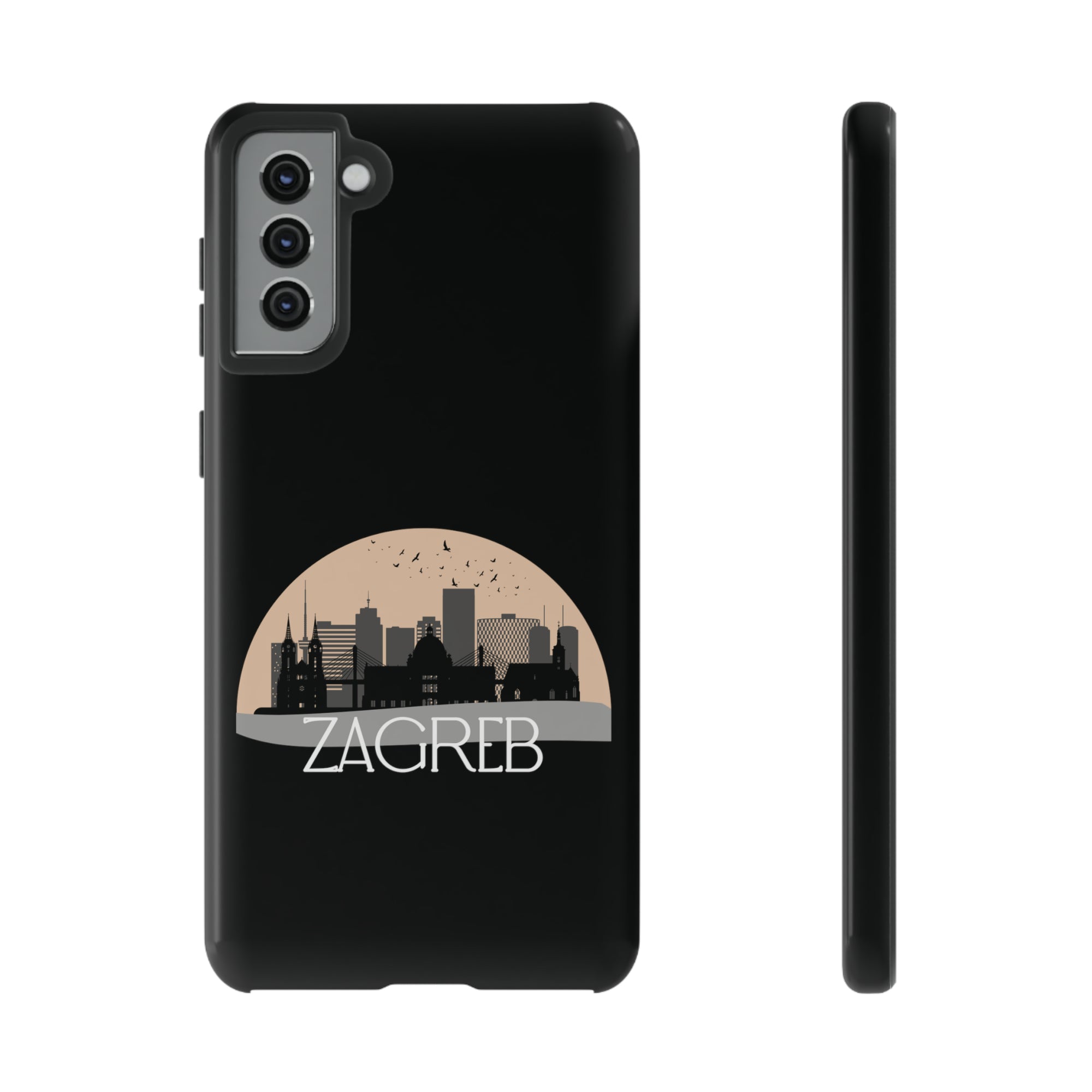 ZAGREB Phone Case - Black