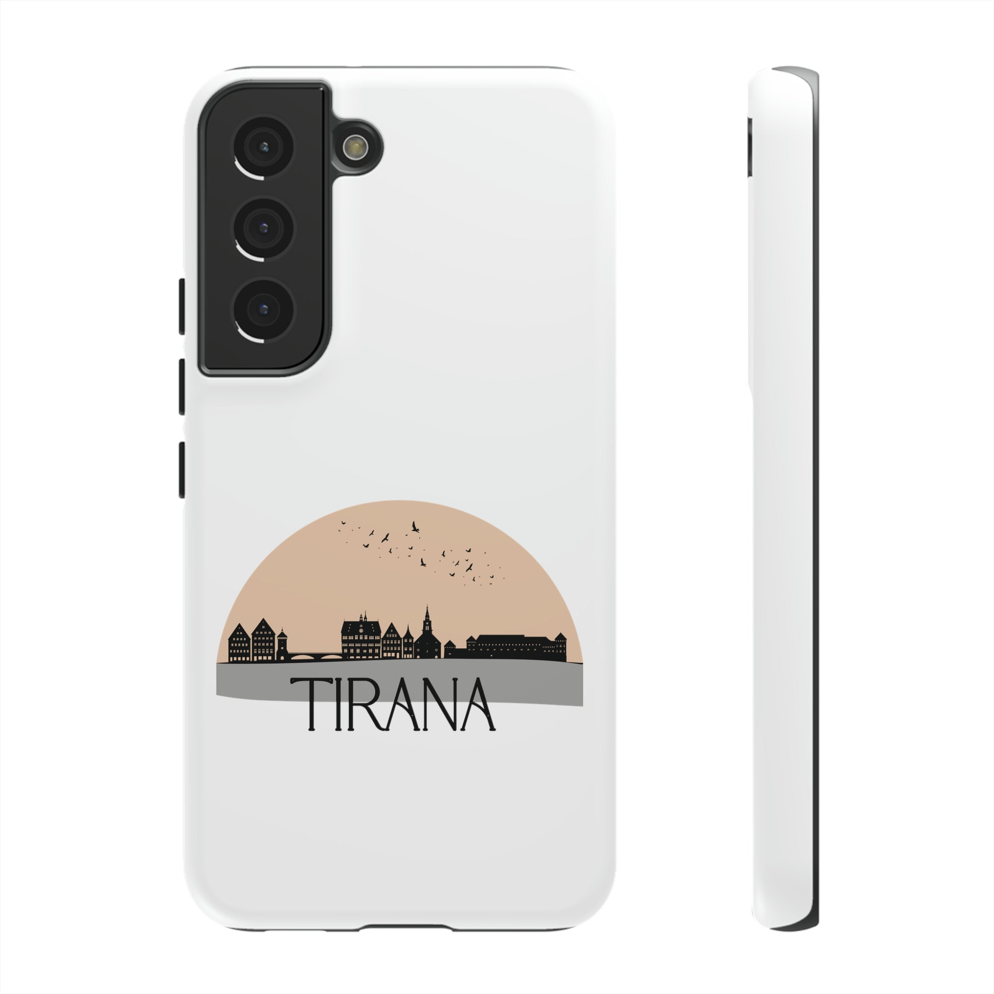 TIRANA Phone Case - White