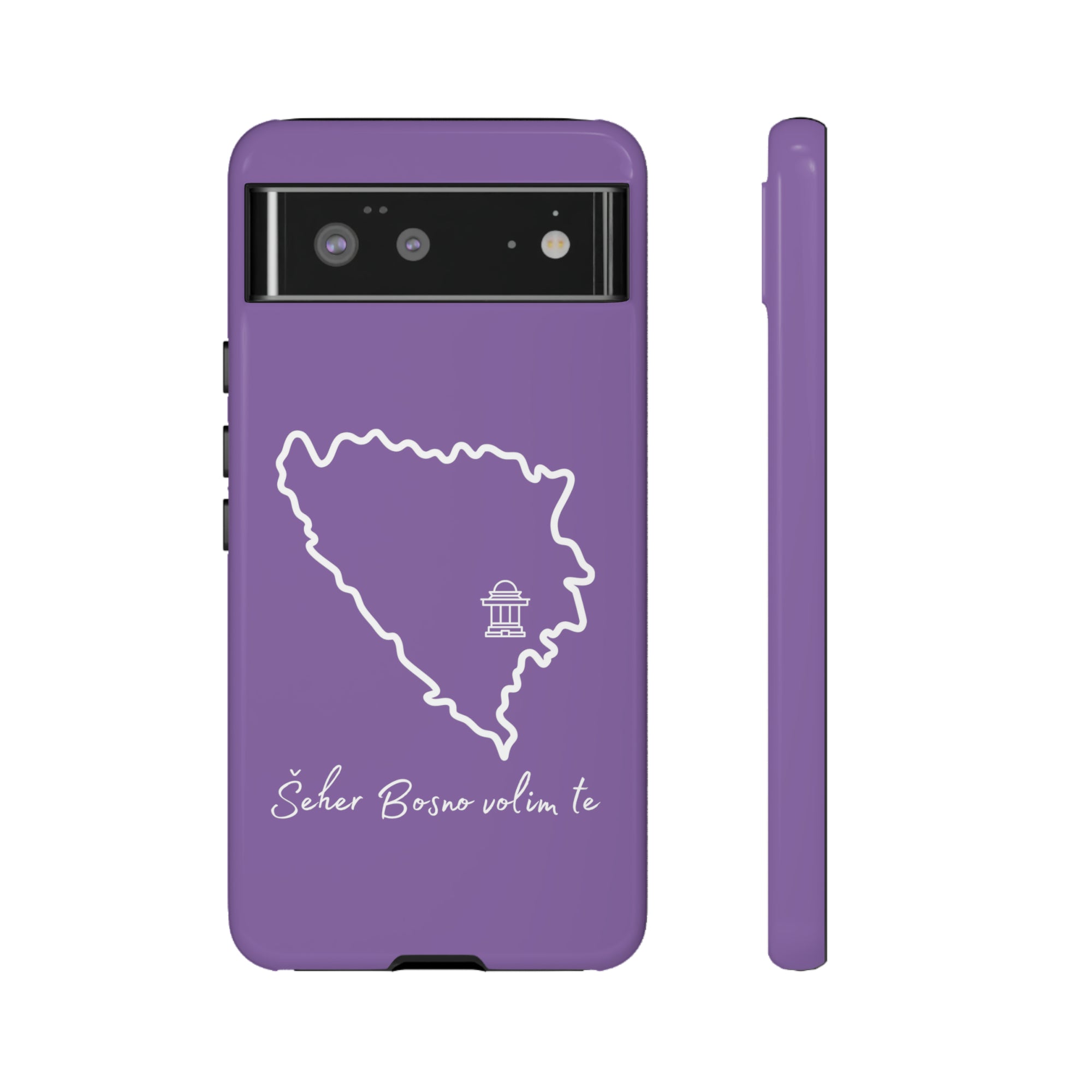 Šeher Bosno Volim Te Phone Case - Purple