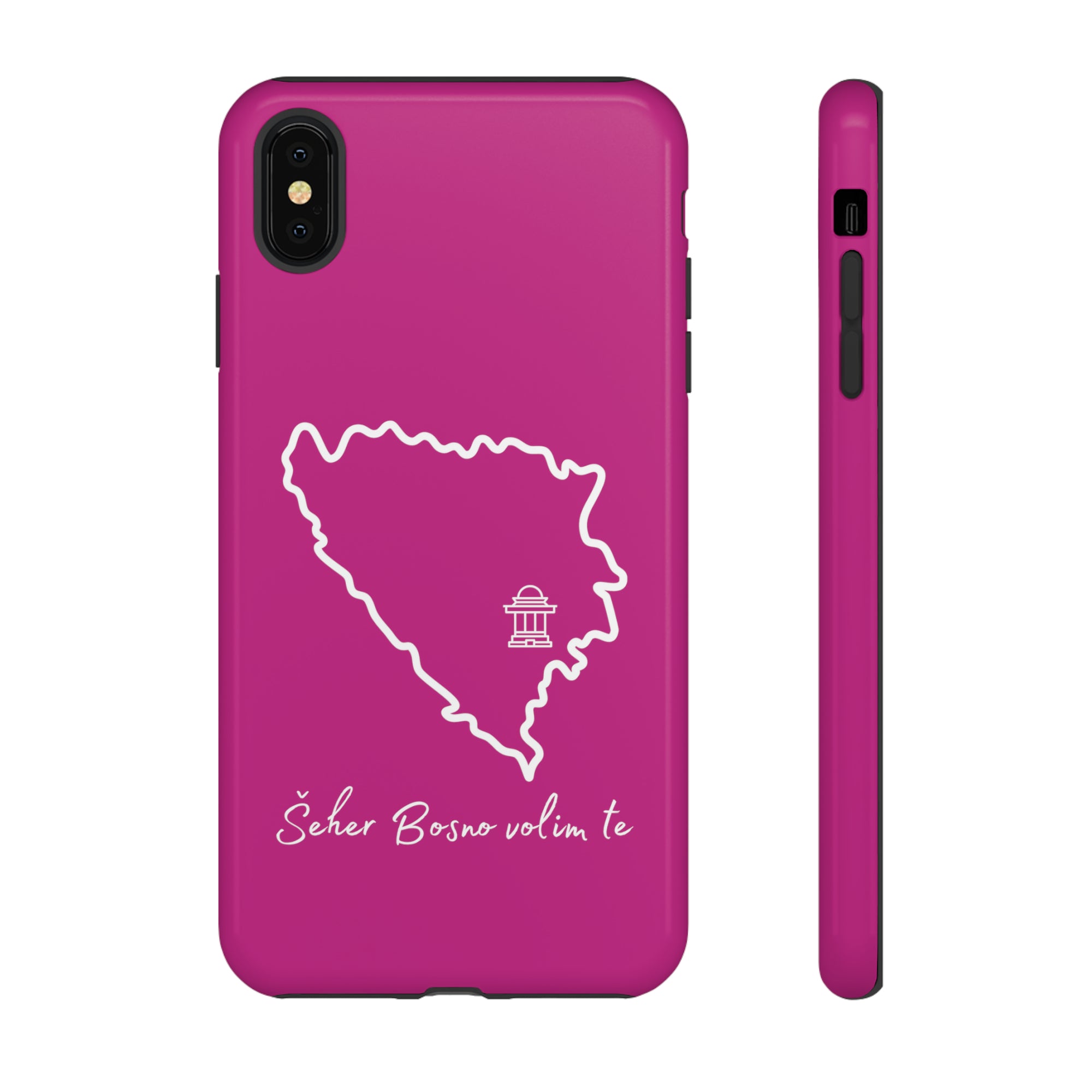 Šeher Bosno Volim Te Phone Case - Pink