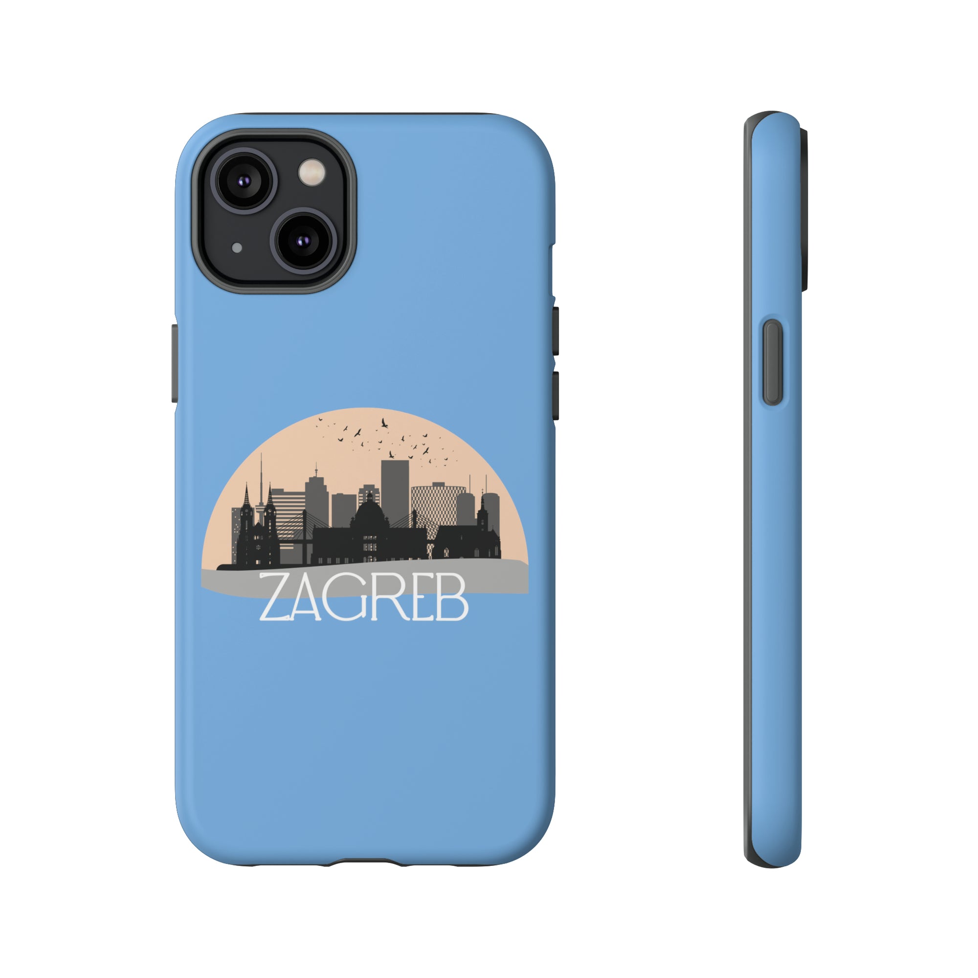 ZAGREB Phone Case - Light Blue