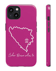 Šeher Bosno Volim Te Phone Case - Pink