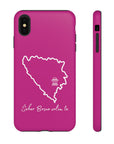 Šeher Bosno Volim Te Phone Case - Pink