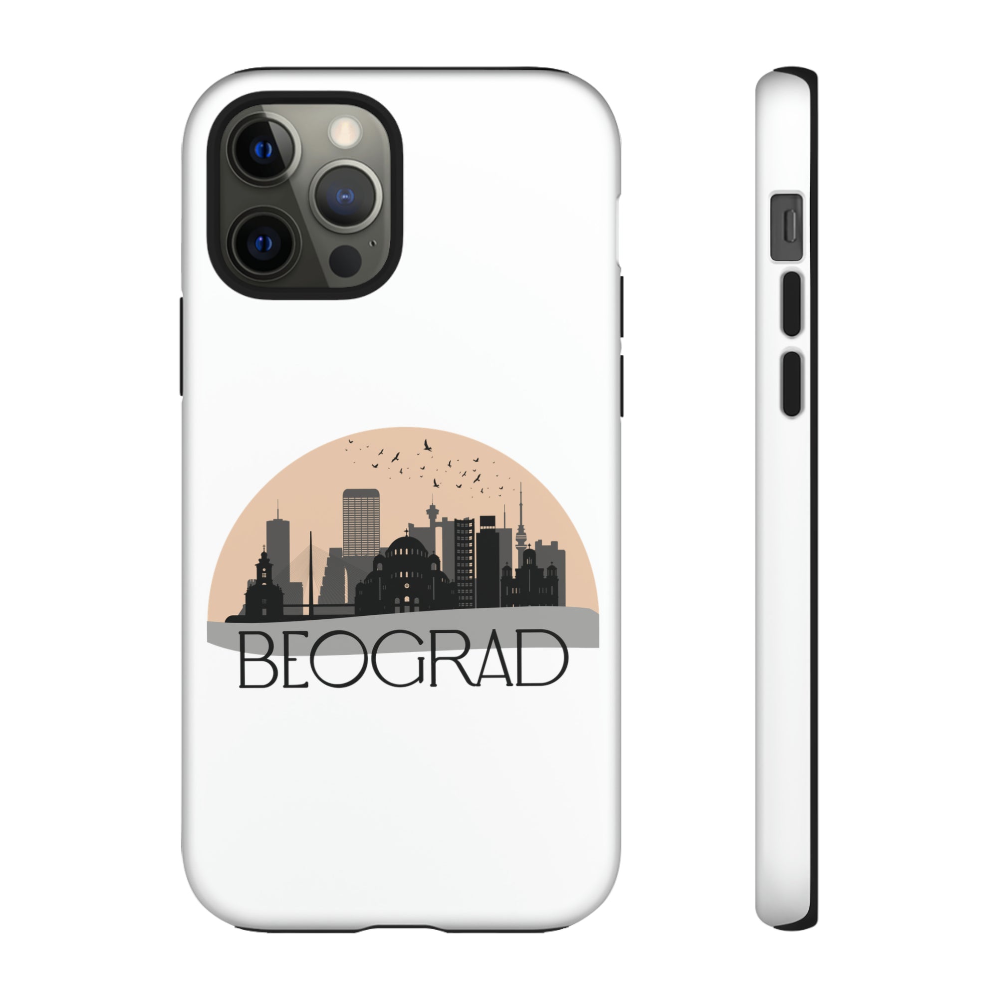 BEOGRAD Phone Case - White