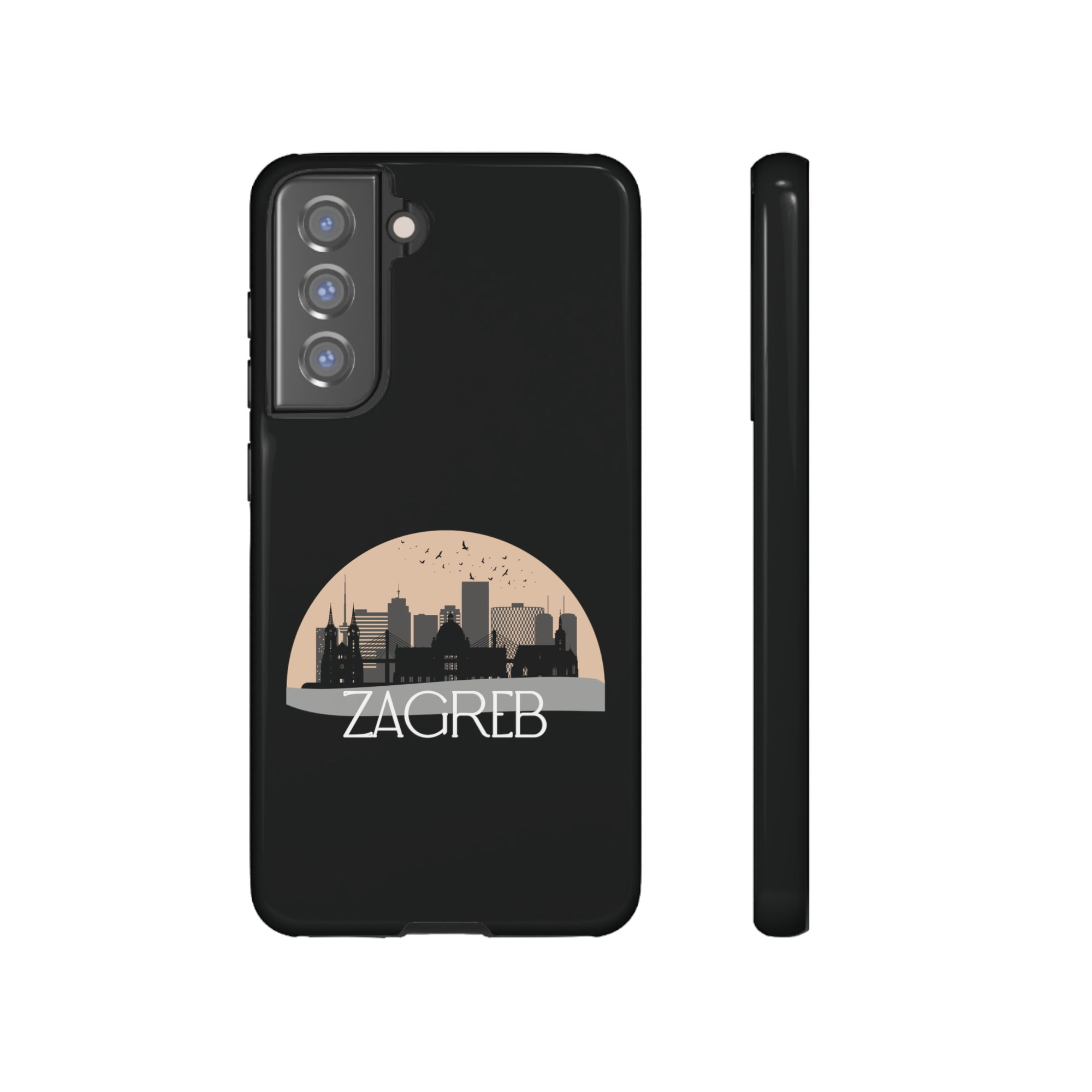 ZAGREB Phone Case - Black