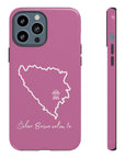 Šeher Bosno Volim Te Phone Case - Light Pink