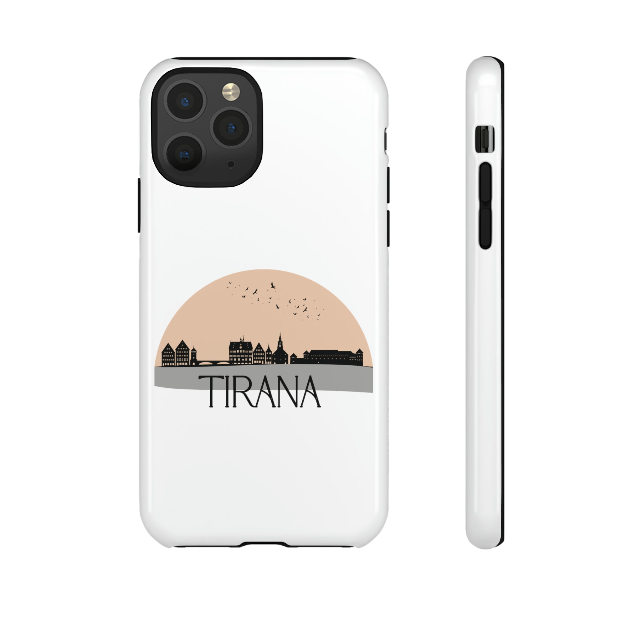 TIRANA Phone Case - White