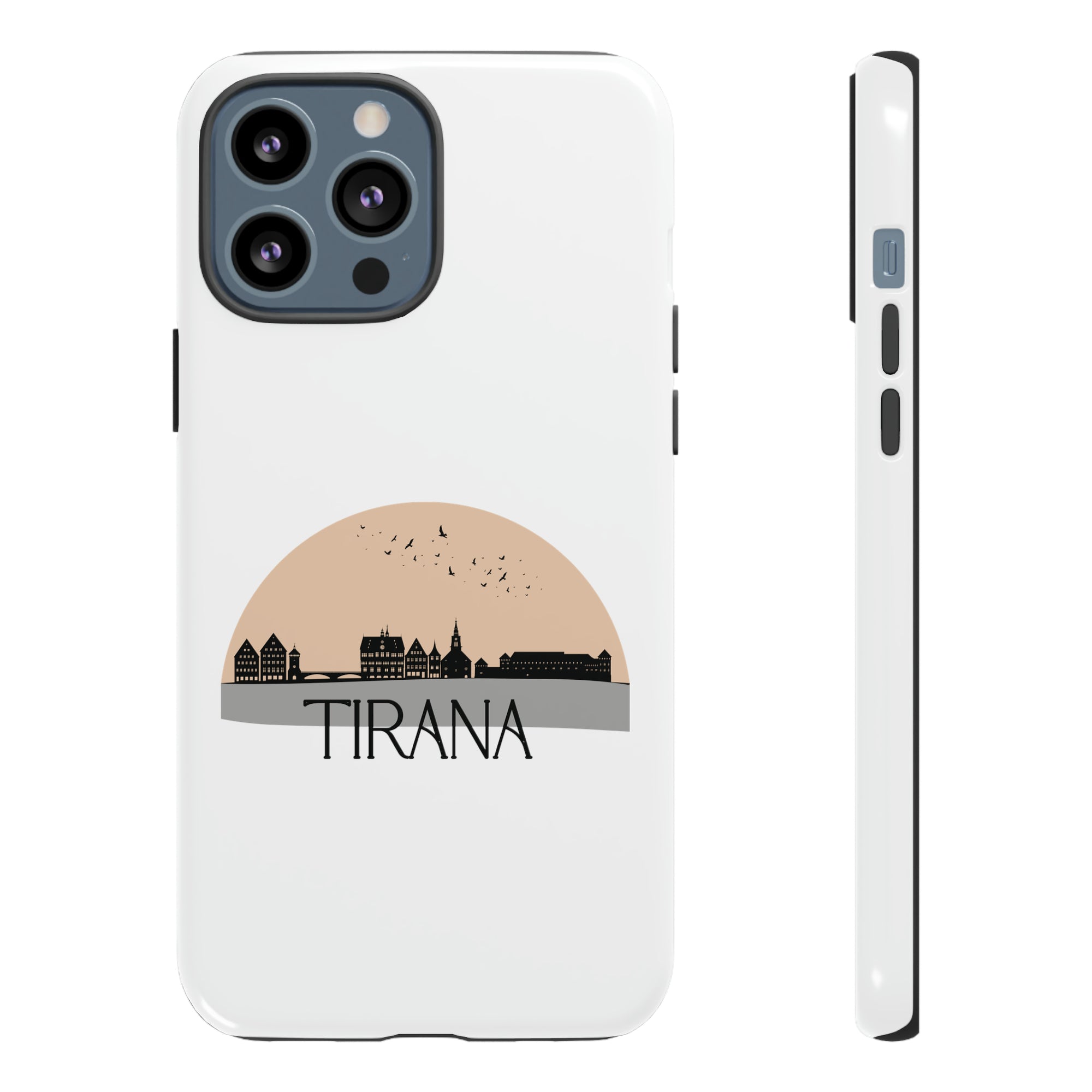 TIRANA Phone Case - White