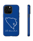 Šeher Bosno Volim Te Phone Case - Blue