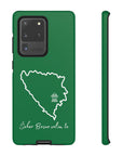 Šeher Bosno Volim Te Phone Case - Green