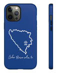 Šeher Bosno Volim Te Phone Case - Blue