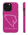 Šeher Bosno Volim Te Phone Case - Pink