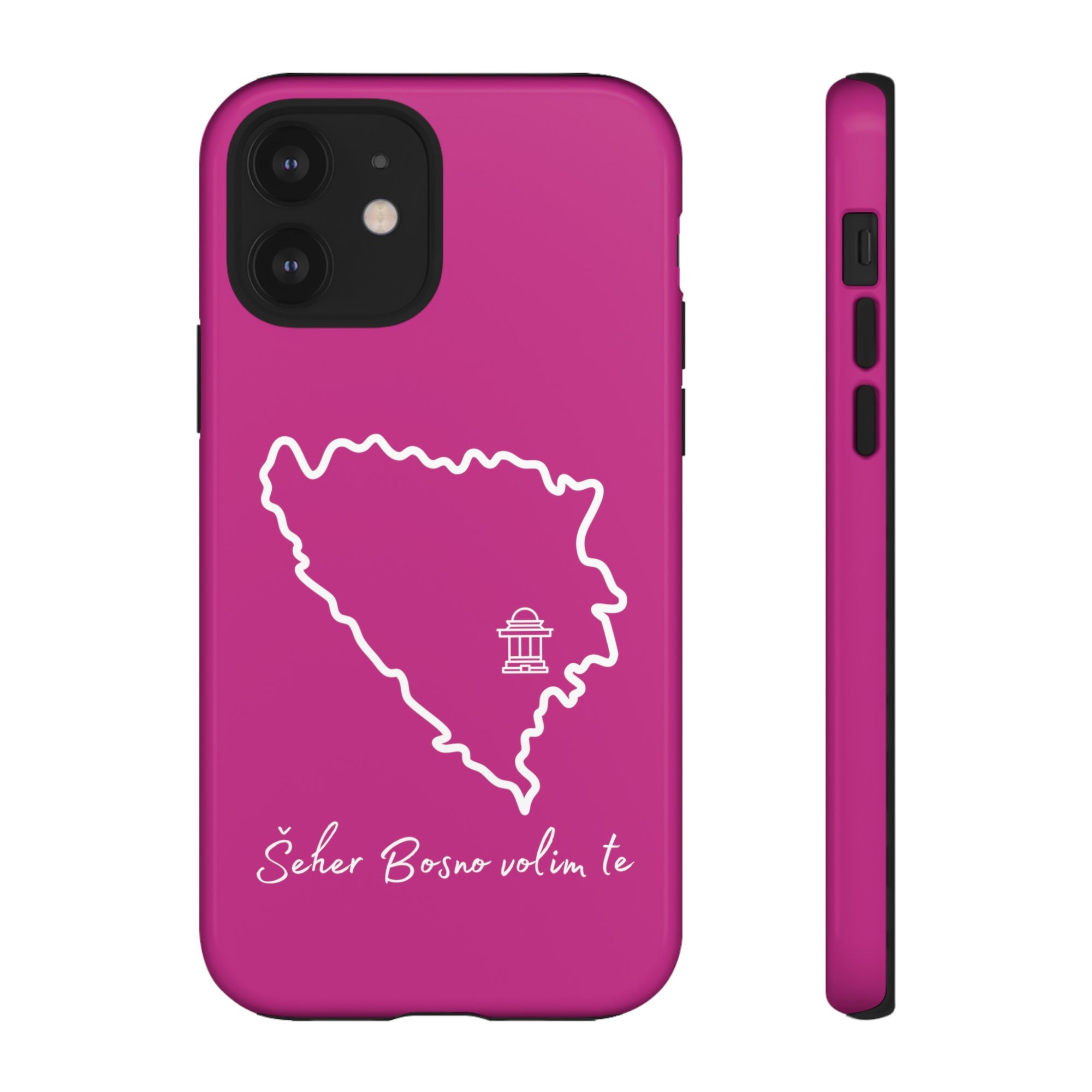 Šeher Bosno Volim Te Phone Case - Pink