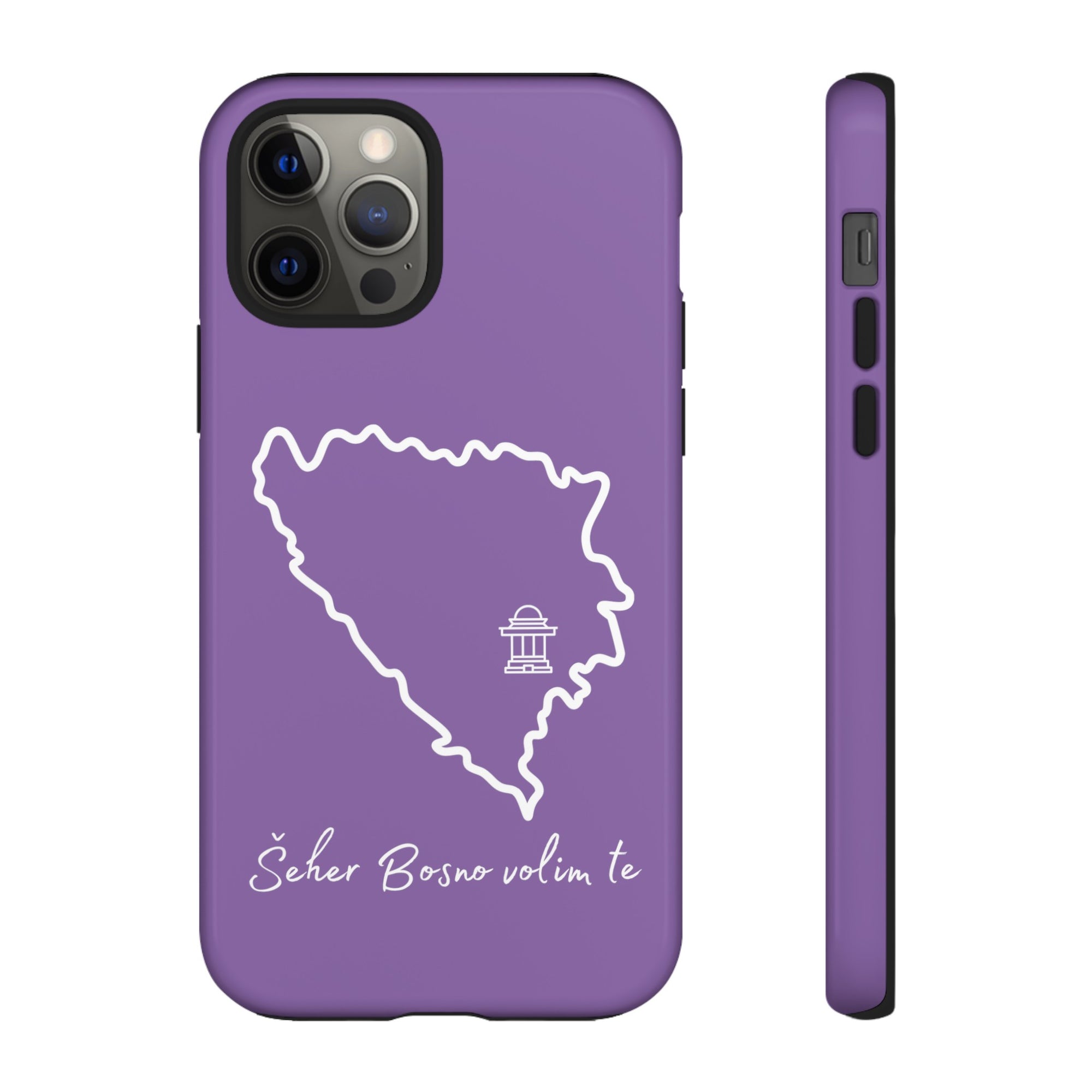 Šeher Bosno Volim Te Phone Case - Purple